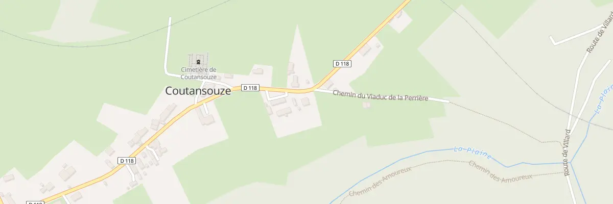Plan du 40 Grande Rue à Coutansouze