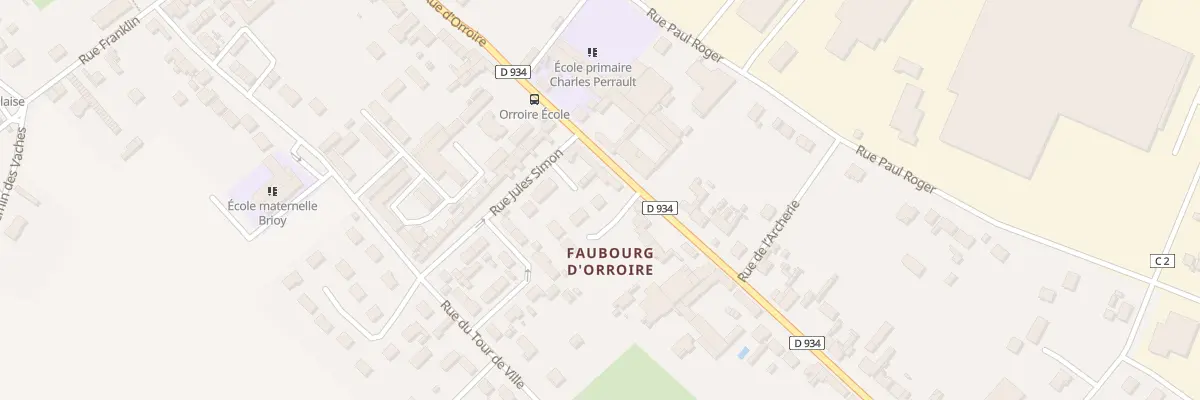 Plan du 524 Rue d’Orroire à Noyon