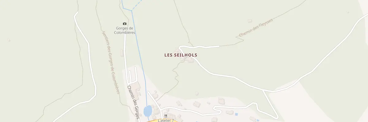 Plan du 5090 Les Seillols et Martinet à Combes
