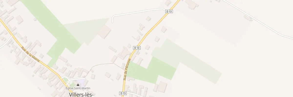 Plan du 16 Rue de Peronne à Villers-lès-Cagnicourt