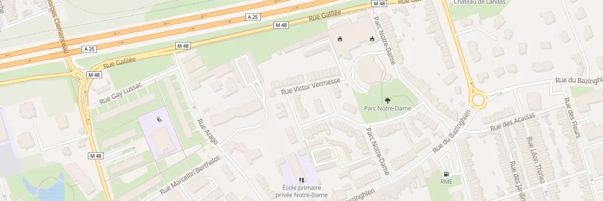 Plan du 10 Rue Édouard Lenglart à Loos
