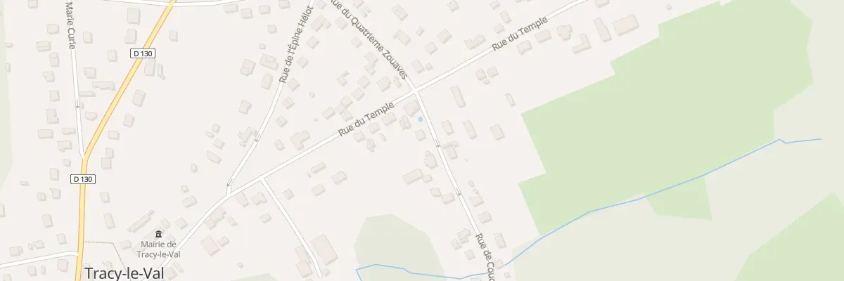 Plan du 735 Rue de Coucy à Tracy-le-Val