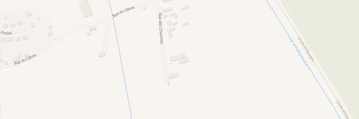 Plan du 13 Rue des Chaumes à Argenvières