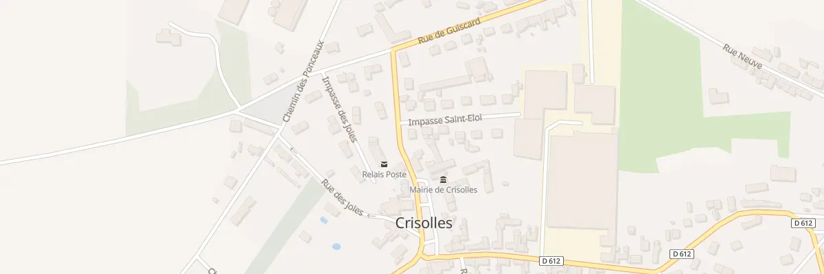 Plan du 4 Rue de Guiscard à Crisolles