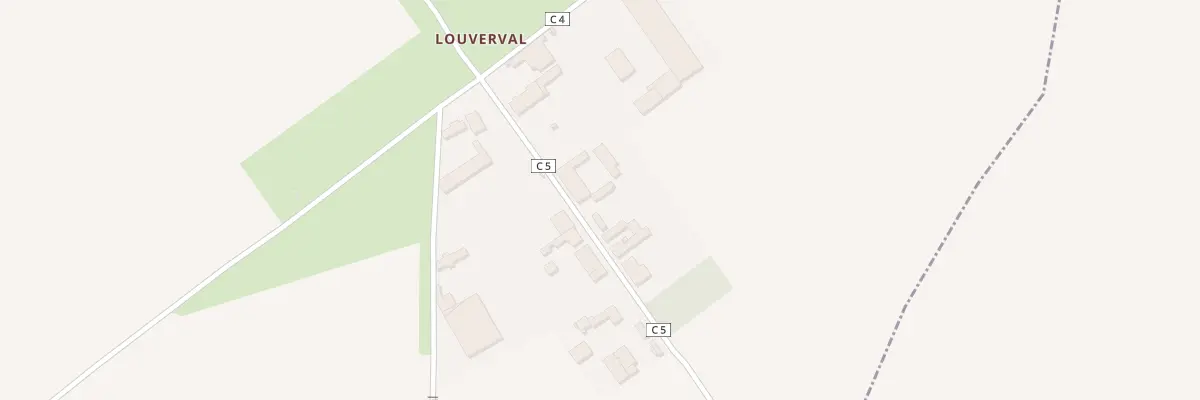Plan du 8V Ham de Louverval à Doignies