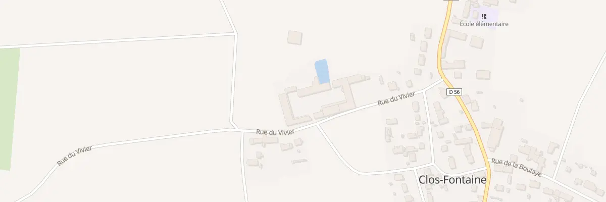 Plan du 5043 Rue du Vivier à Clos-Fontaine