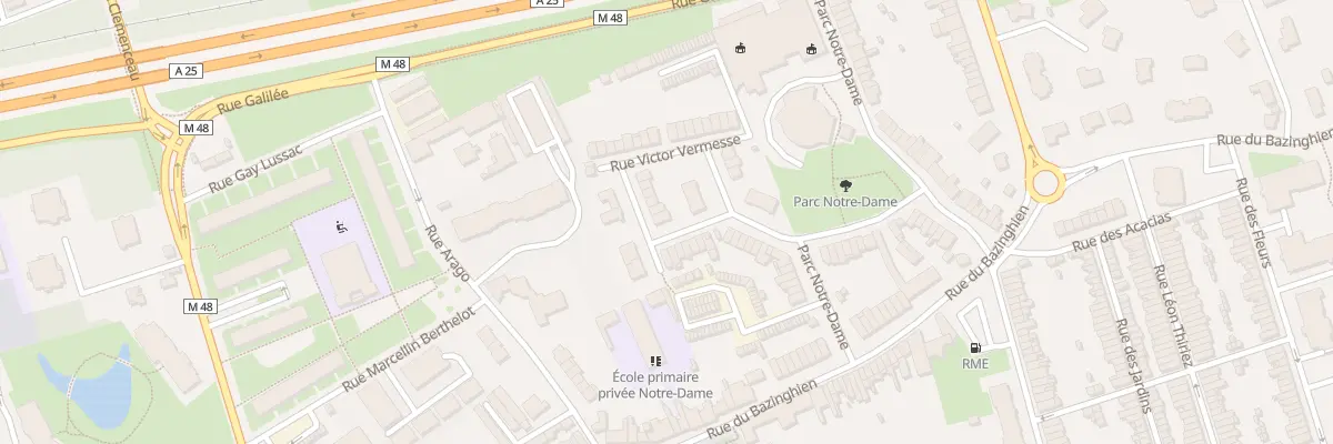 Plan du 2 Rue Édouard Lenglart à Loos