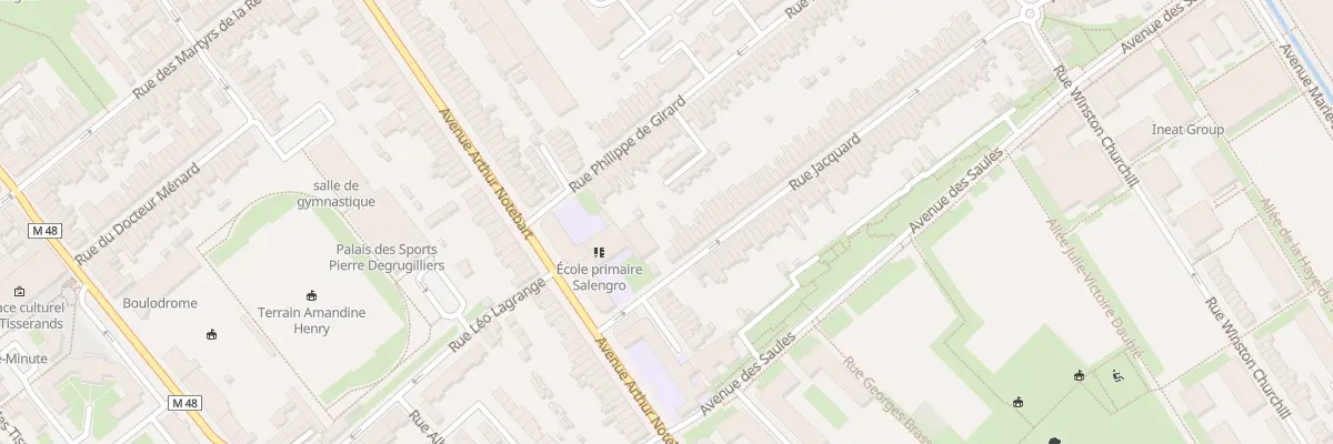 Plan du 106 Rue Jacquart Lomme à Lille
