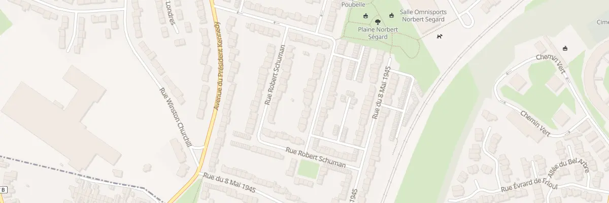 Plan du 40 Rue Jean Moulin à Lambersart
