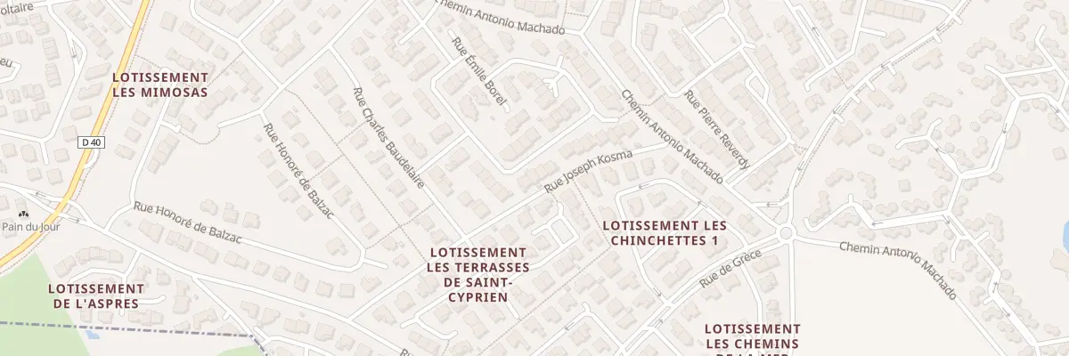 Plan du 26 Rue Louis Pasteur à Saint-Cyprien