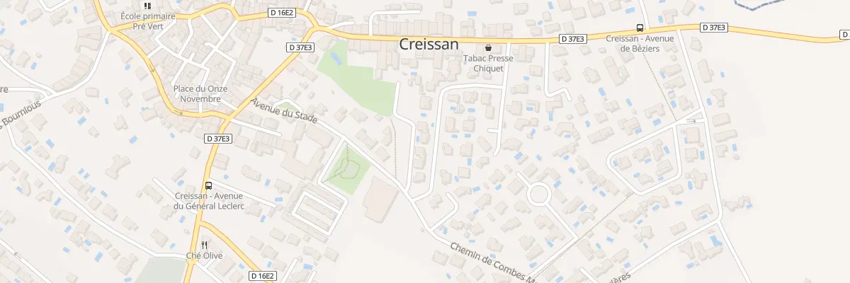 Plan du 7 Rue Saint Vincent à Creissan