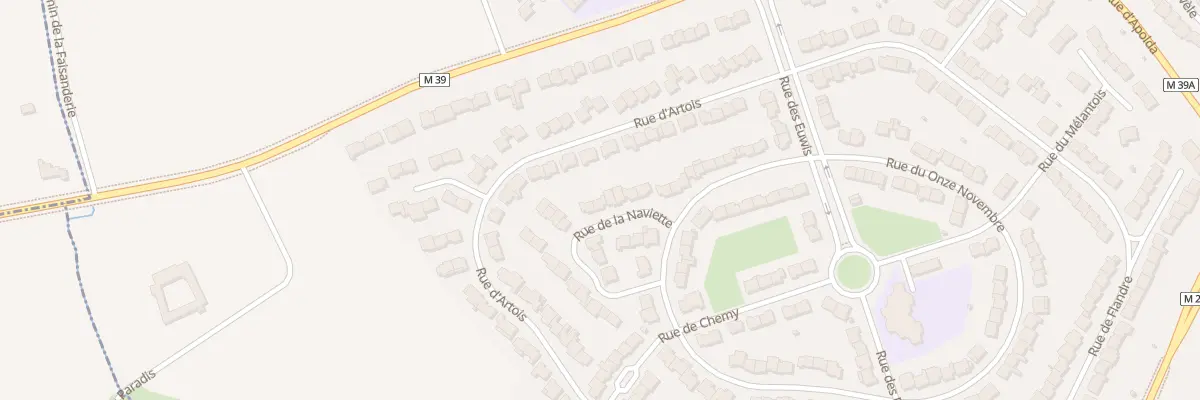 Plan du 12 Rue de la Naviette à Seclin