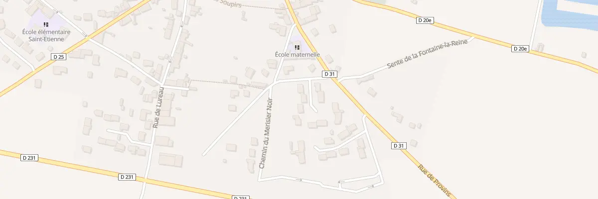 Plan du 2 Rue Angèle Mercier à Touquin