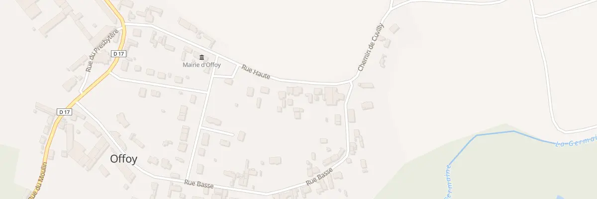 Plan du 24 Rue Haute à Offoy