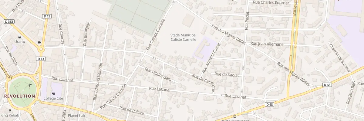Plan du 17 Rue de Catalogne à Narbonne