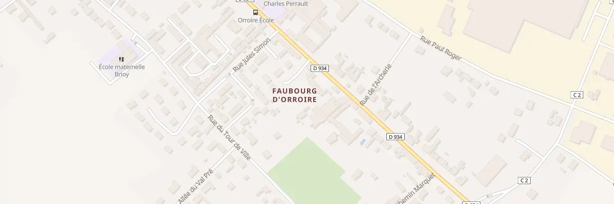 Plan du 574 Rue d’Orroire à Noyon
