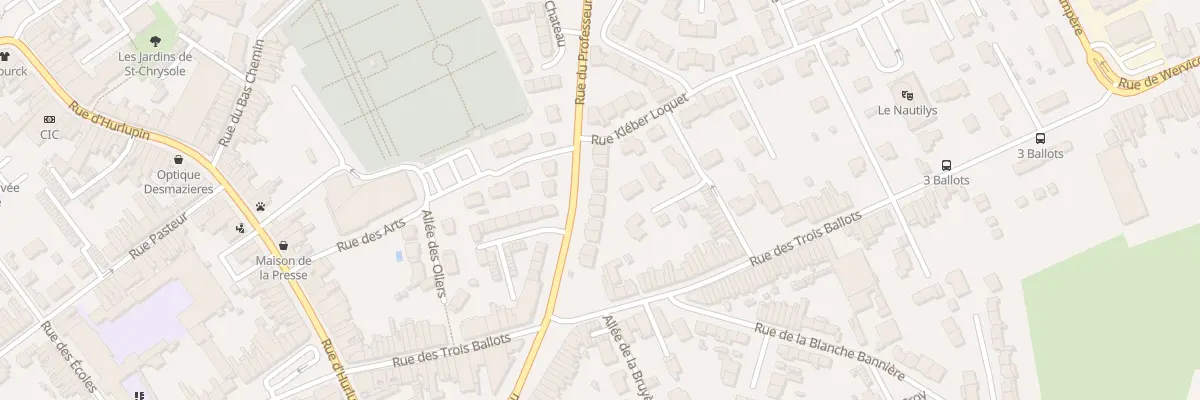 Plan du 19 Rue du Professeur Lamelin à Comines