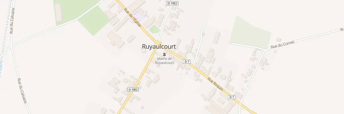 Plan du 4 Rue Roquin à Ruyaulcourt