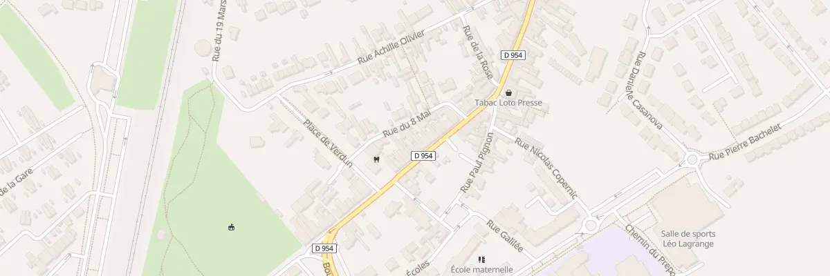 Plan du 57 Rue Cyprien Quinet à Libercourt