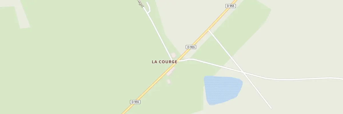 Plan du 2 La Courge à Saint-Vérain