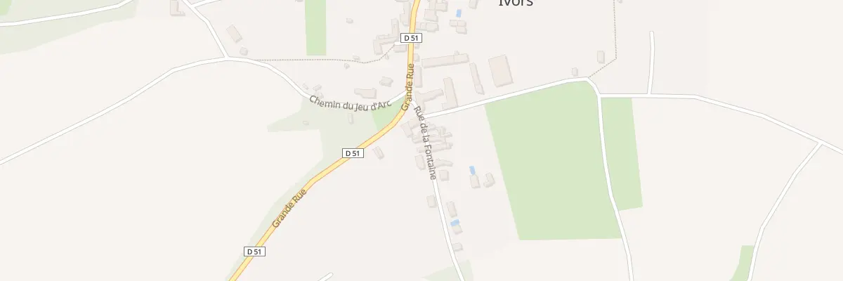 Plan du 3 Rue de la Fontaine à Ivors