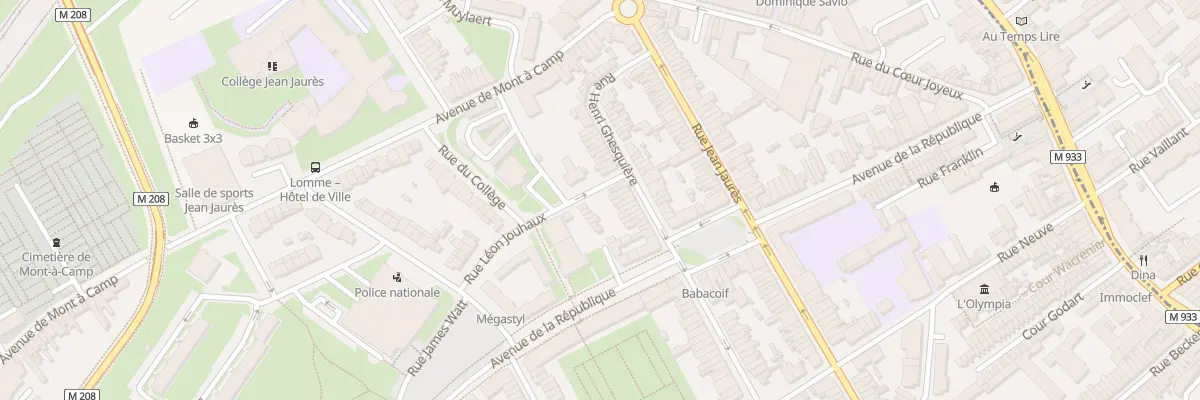 Plan du 169 Rue Henri Ghesquiere Lomme à Lille