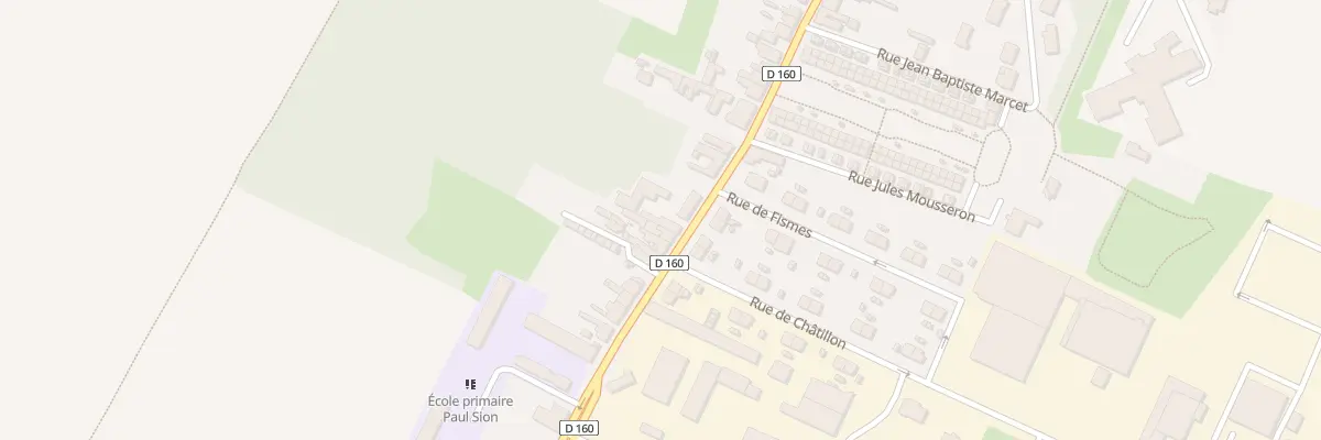 Plan du 94 Rue des Fusillés à Courcelles-lès-Lens
