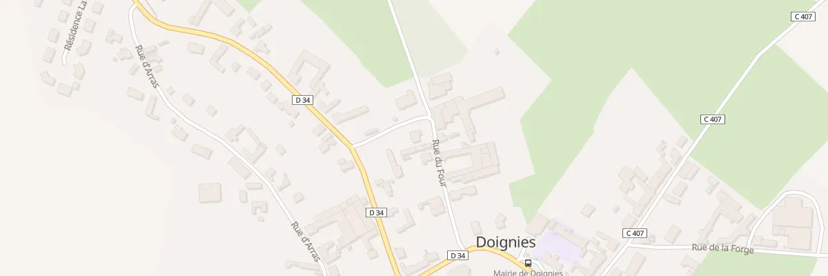 Plan du 5 Rue du Four à Doignies