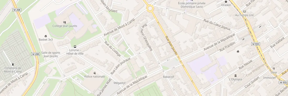 Plan du 171 Rue Henri Ghesquiere Lomme à Lille
