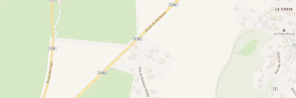 Plan du 3 Rue du Buisson Mailly à Orcines
