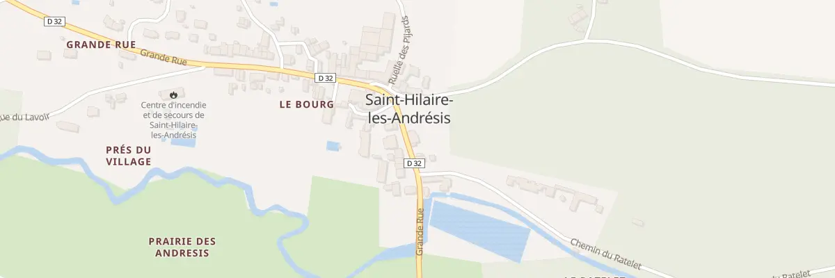 Plan du 6 Rue Grande Rue à Saint-Hilaire-les-Andrésis