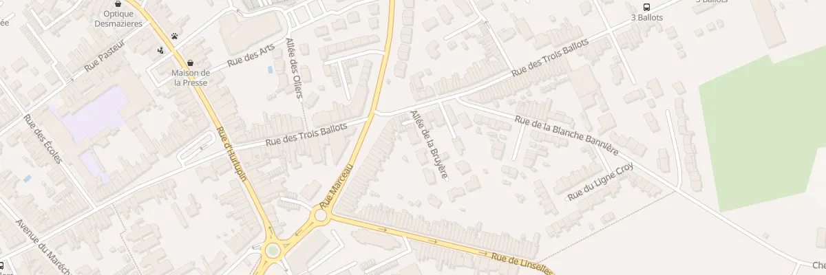 Plan du 2T All La Bruyère à Comines