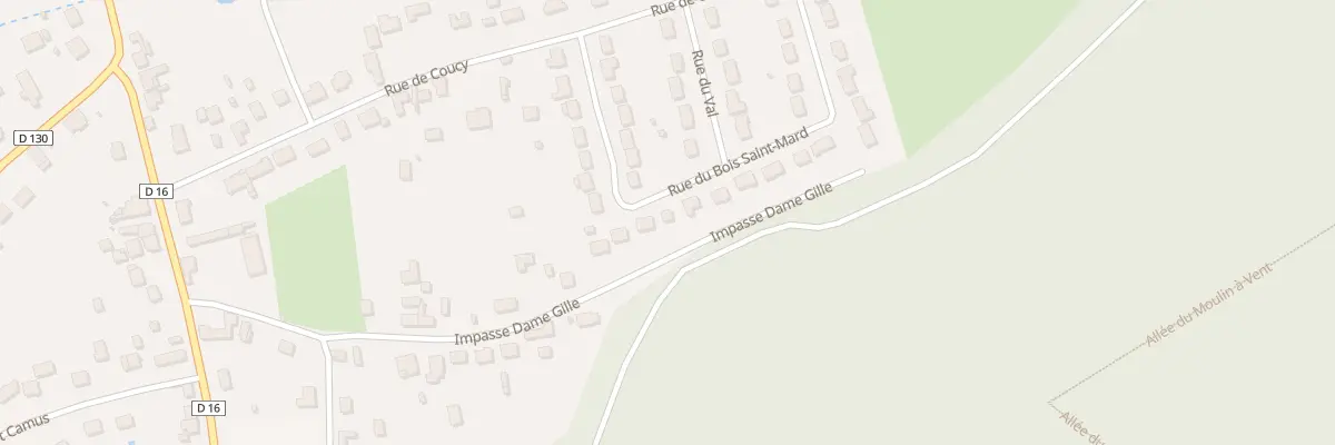 Plan du 25 Rue du Bois Saint-Mard à Tracy-le-Val