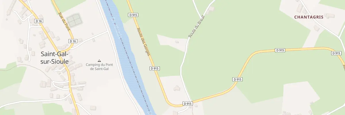 Plan du 3 Rte du Breuil à Chouvigny