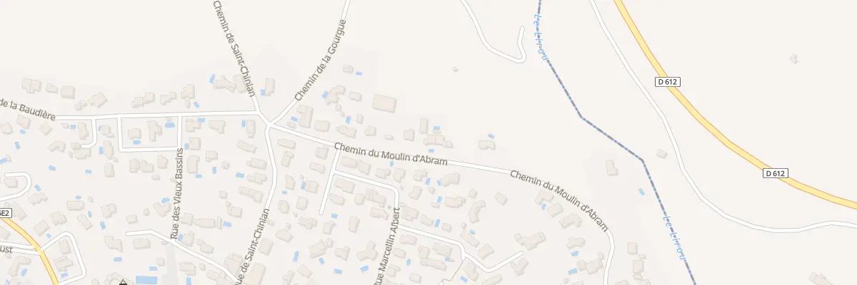 Plan du 16T Che du Moulin d’Abram à Creissan