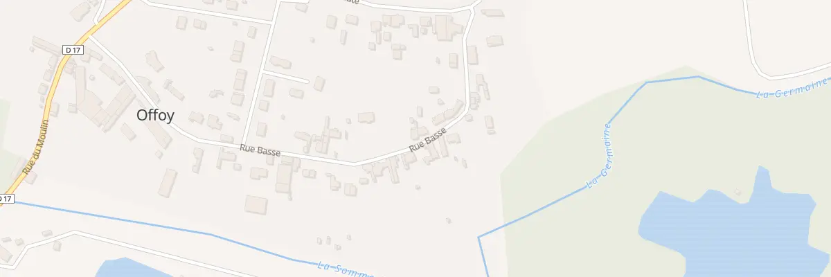 Plan du 33 Rue Basse à Offoy