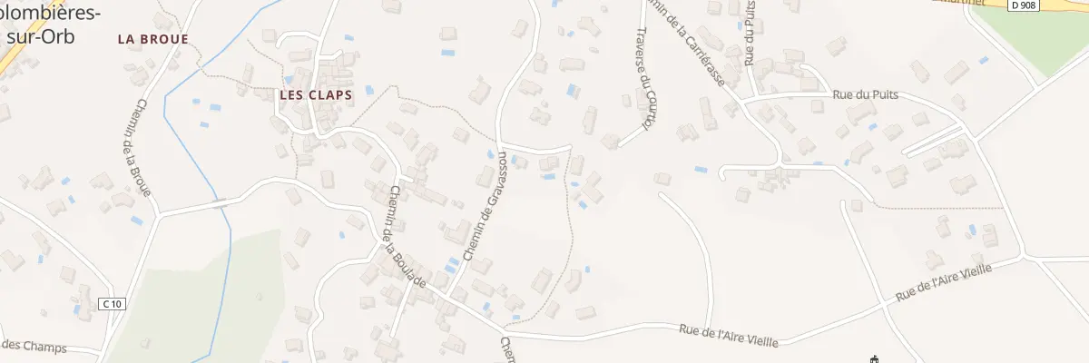 Plan du 5344 L’Aire Vieille à Colombières-sur-Orb