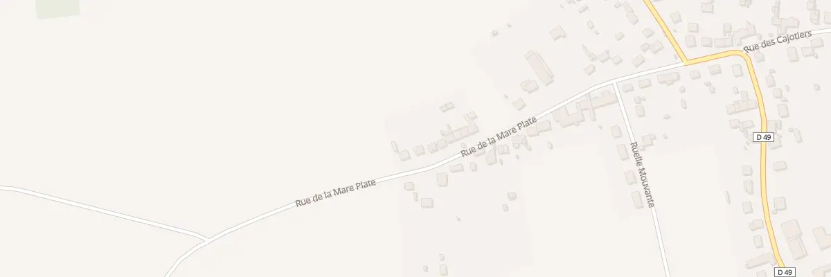 Plan du 30 Rue de la Mare Plate à Gastins