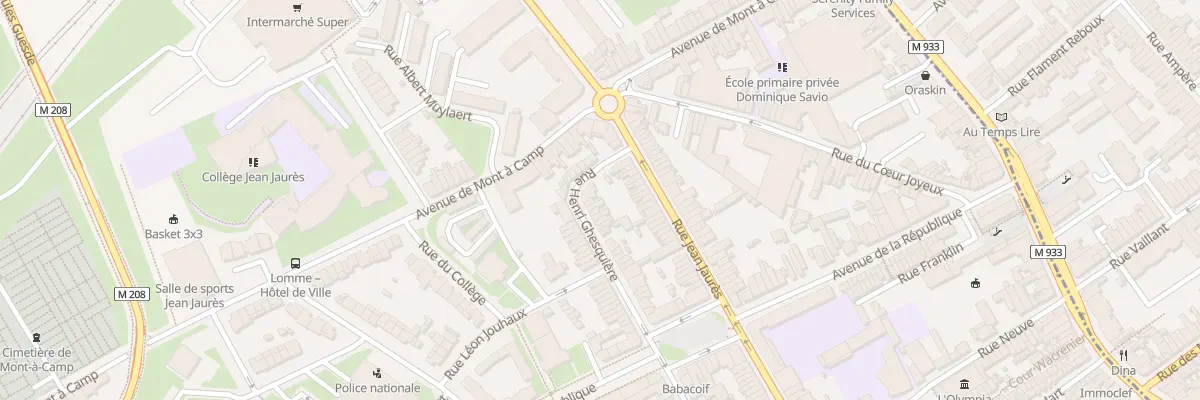 Plan du 142 Rue Henri Ghesquiere Lomme à Lille
