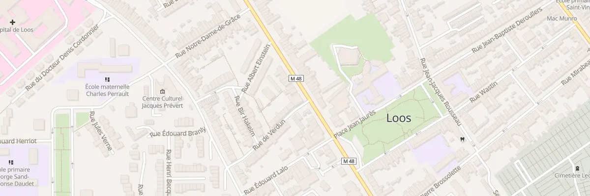 Plan du 118 Bd de la République à Loos