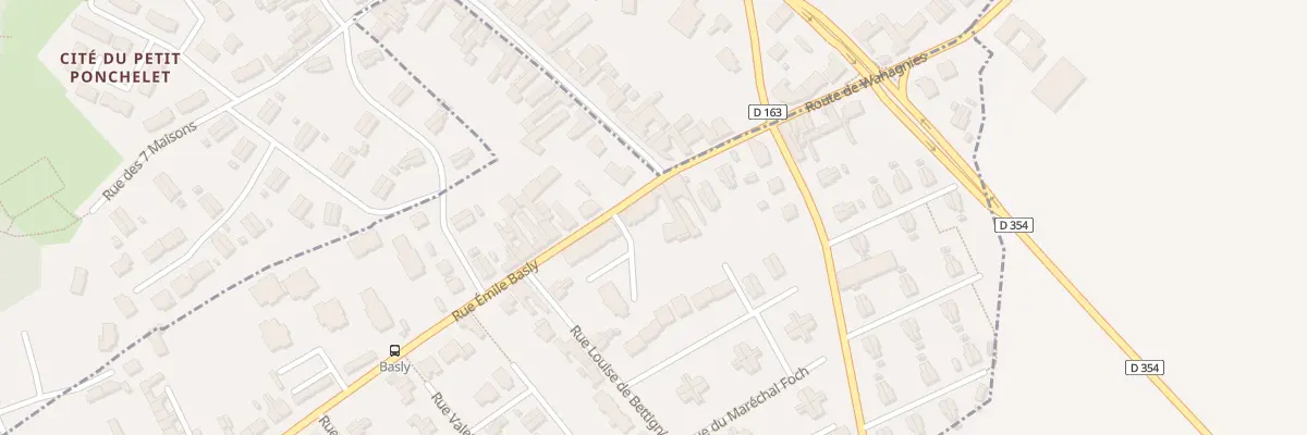 Plan du 62 Rue Emile Basly à Oignies