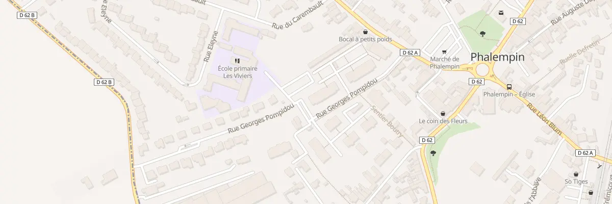 Plan du 25 Rue Georges Pompidou à Phalempin