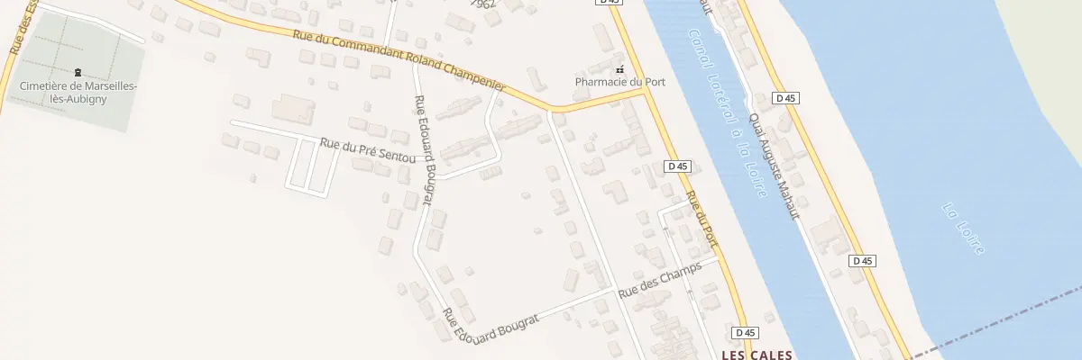 Plan du 6 Rue du Stade à Marseilles-lès-Aubigny