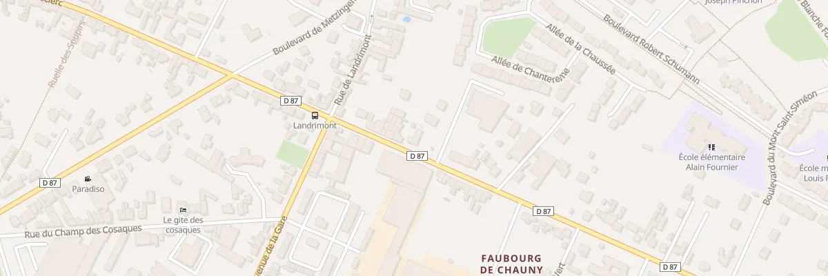 Plan du 201 Rue de Chauny à Noyon