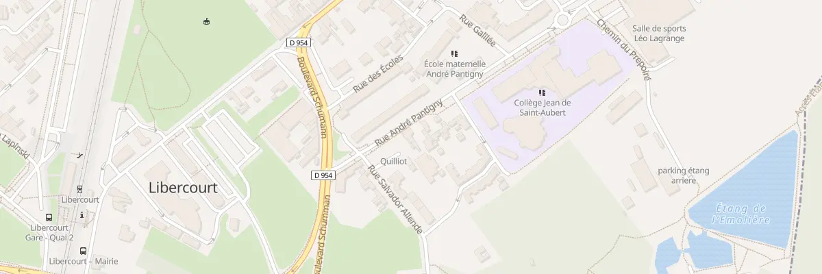 Plan du 2 Rue du Docteur Lordez à Libercourt