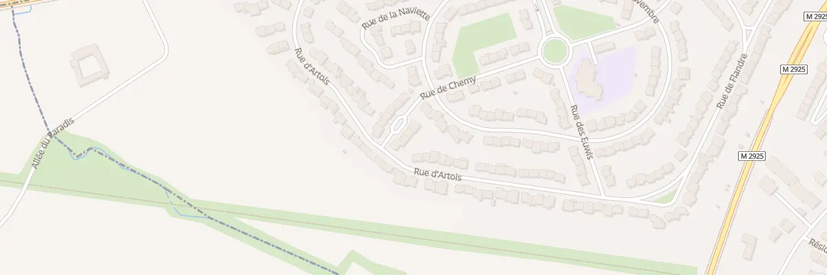 Plan du 15 Rue de Chemy à Seclin