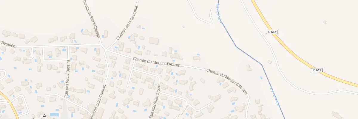 Plan du 16B Che du Moulin d’Abram à Creissan