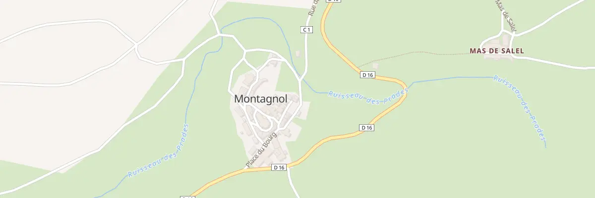 Plan du 5019A Montagnol à Montagnol