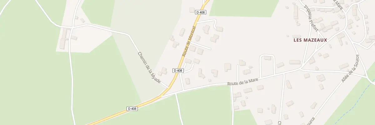 Plan du 6 Che de Miade à Charbonnières-les-Vieilles
