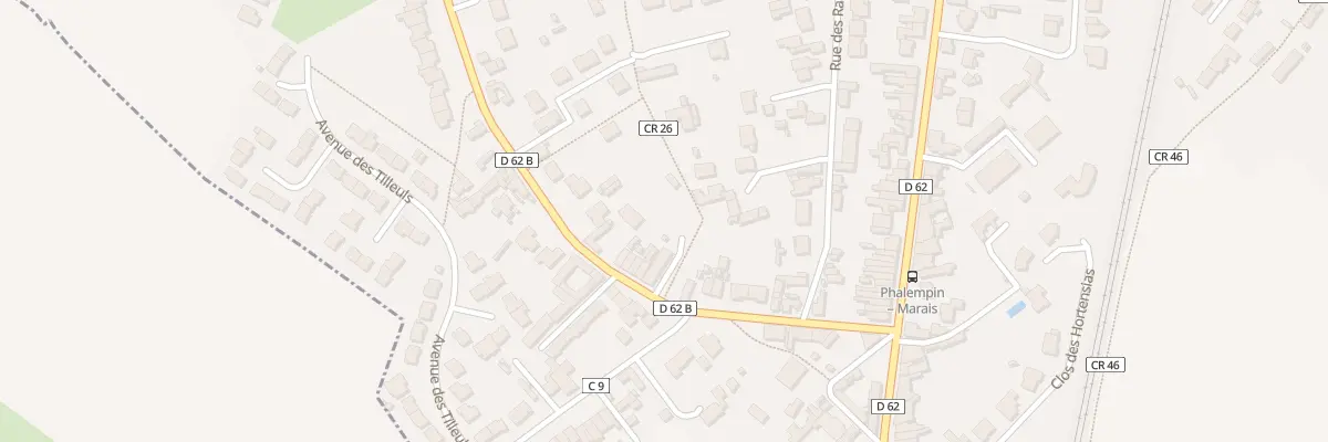 Plan du 32 Rue du Mal Foch à Phalempin